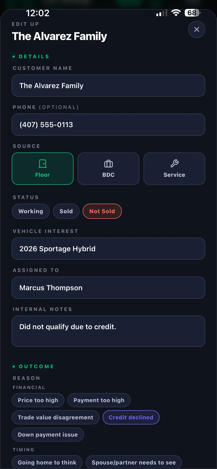 DeskView AI &mdash; capture why a deal did not close